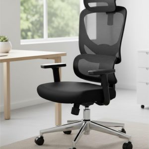 Gaming Chair Style Office Chair with Adjustable Lumbar Support and Adjustable Armrests