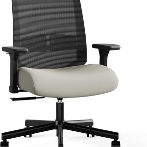 Ergonomic Mesh Office Chair with Adjustable Lumbar Support, Wide Seat, Swivel Executive Office Chair